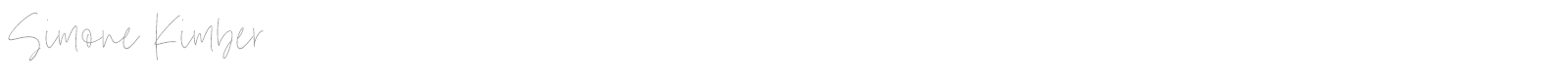 Simone Kimber font preview